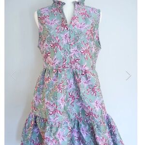 Karlie Metallic Brocade Mini